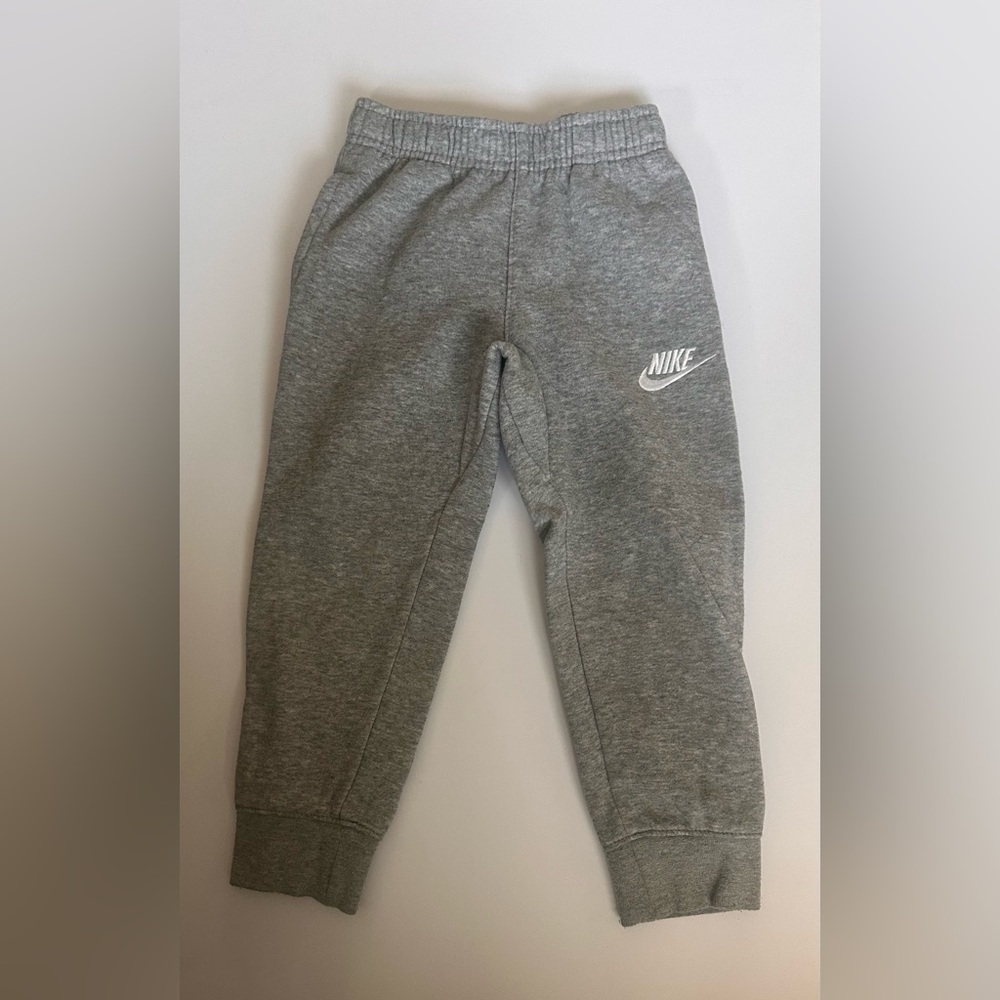 Nike Kids Heather Gray Joggers with Pockets